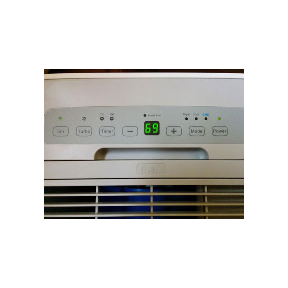 Odvlhčovač vzduchu Midea MDDG-20DEN3-QA3-ION ovládací displej