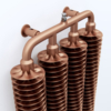 TERMA Ribbon V retro radiátor 1920x390 barva Copper- Měď spirály