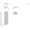 TERMA PLC V designový radiátor Schéma - rozměry