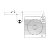 Ventilátor Future 100 C - schéma zapojení