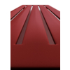 TERMA Aero V designový radiátor 1500x410 barva Metallic Red detail