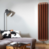 TERMA Ribbon V retro radiátor 1920x490 barva Copper- v interiéru
