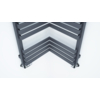 TERMA incorner rohový radiátor 1005x350 barva Modern Grey