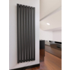 TERMA Pier designový radiátor 1800x580 barva Metallic Black v interiéru