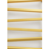 TERMA Zigzag koupelnový radiátor 835x500 barva Gold Gloss - detail - profily radiátoru