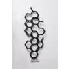 TERMA Hex designový radiátor 502x1126 detail z boku