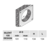Ventilátor Silent 100 Design CHZ - montážní otvor