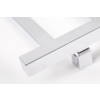 TERMA Simple designový radiátor 960x500 Chrom detail 3