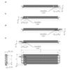 TERMA Ribbon HWS retro radiátor Schéma
