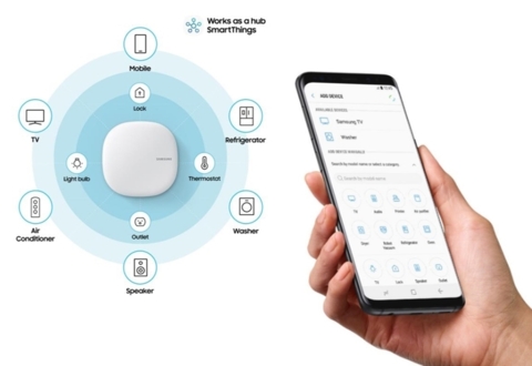Samsung SmartThings aplikace
