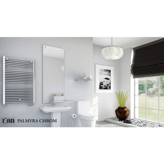 ISAN Palmyra Chrom koupelnový radiátor interiér