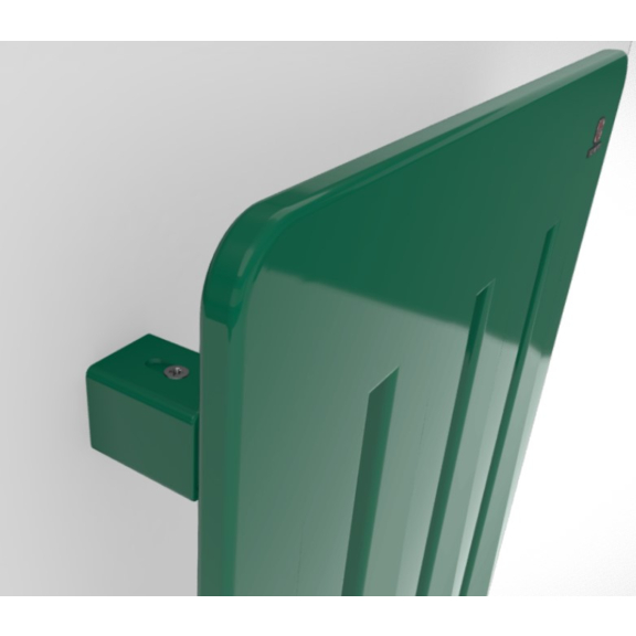 TERMA Aero V designový radiátor - různá barevná provedení RAL6016 detail