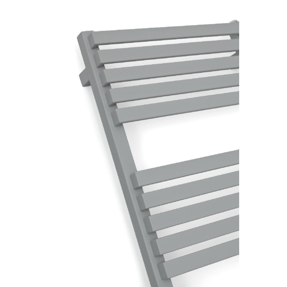 TERMA Quadrus Slim designový radiátor Silver Matt detail 1
