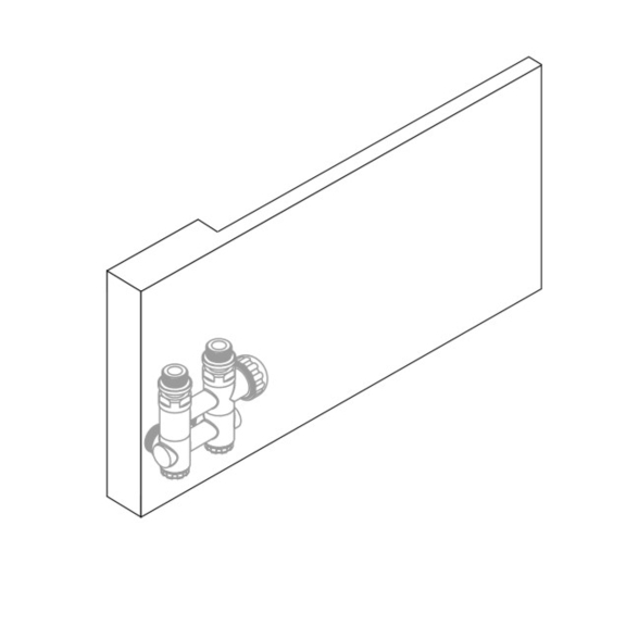 IRSAP Sequenze designový radiátor skrýt připojení