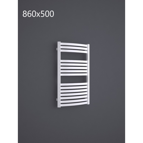 TERMA Dexter koupelnový radiátor RAL9016 860x500