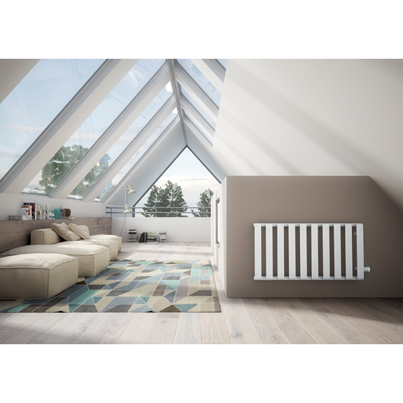 IRSAP Step V dizajnový radiátor  600x1150 farba Pearl White