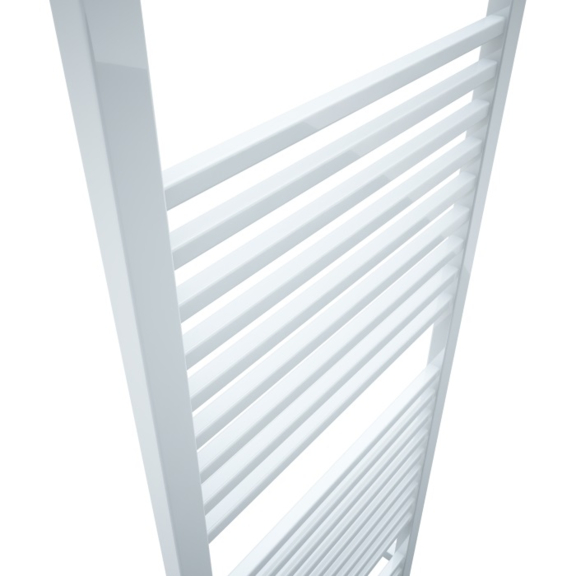 TERMA Bone koupelnový radiátor 1510x600 - Ral 9016 detail