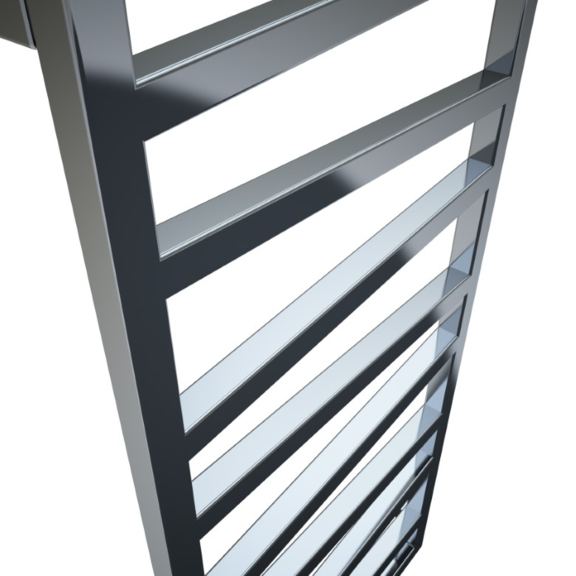 TERMA Zigzag koupelnový radiátor RAL5003 detail