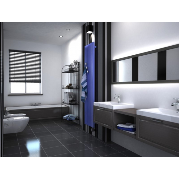 TERMA Triga designový radiátor na výšku - moderní interiér