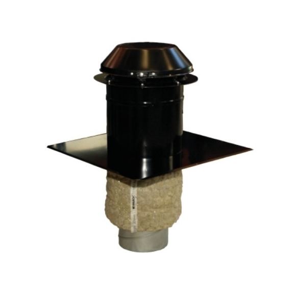 Systemair THS 160 černá profilová krycí hlavice