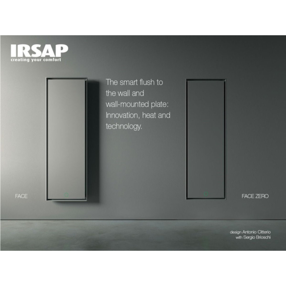 IRSAP Face designový radiátor - face a face zero