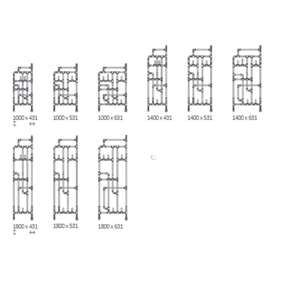 TERMA Pajak designový radiátor Dostupné velikosti