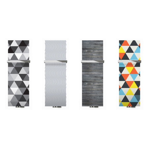 TERMA Case Slim designový radiátor s potiskem - Grafické předlohy 5-8