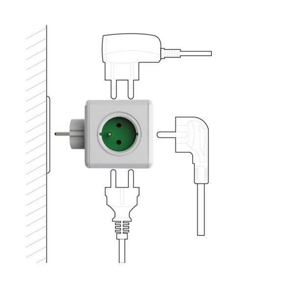 PowerCube ORIGINAL funkční rozbočovač- připojování