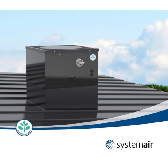 Systemair TFC střešní ventilátor - skandinávský design