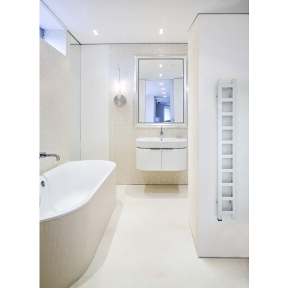 TERMA Easy One vertikální radiátor barva Chrome Effect - moderní koupelna