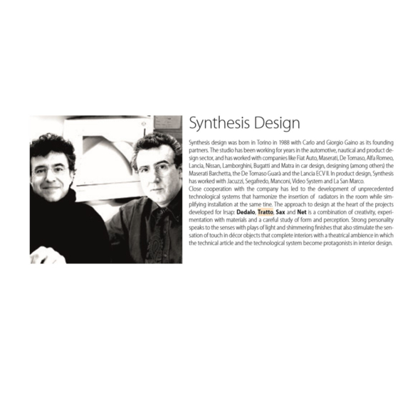 IRSAP Tratto designový radiátor Synthesis Design