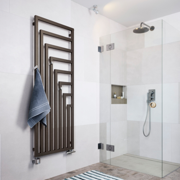 TERMA Angus V designový radiátor Dostupné velikosti