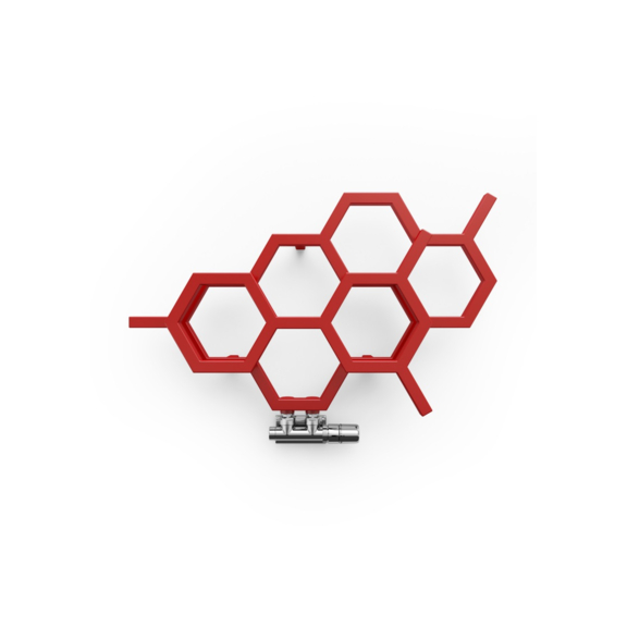 TERMA Hex designový radiátor v různých barvách a velikostech