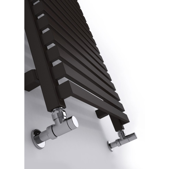 TERMA City koupelnový radiátor RAL 7022 detail