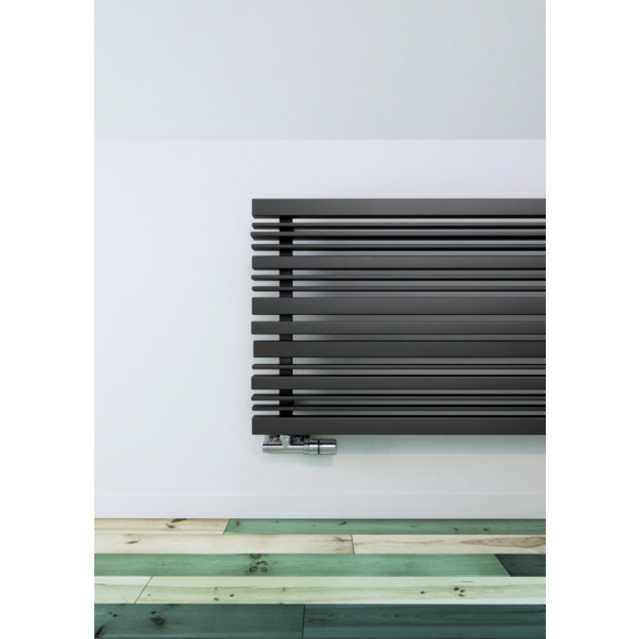 TERMA Sherwood H radiátor pod okno 540x1600 farba Metallic Grey pod okno