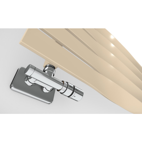 TERMA Cyklon H designový radiátor RAL 1015 detail