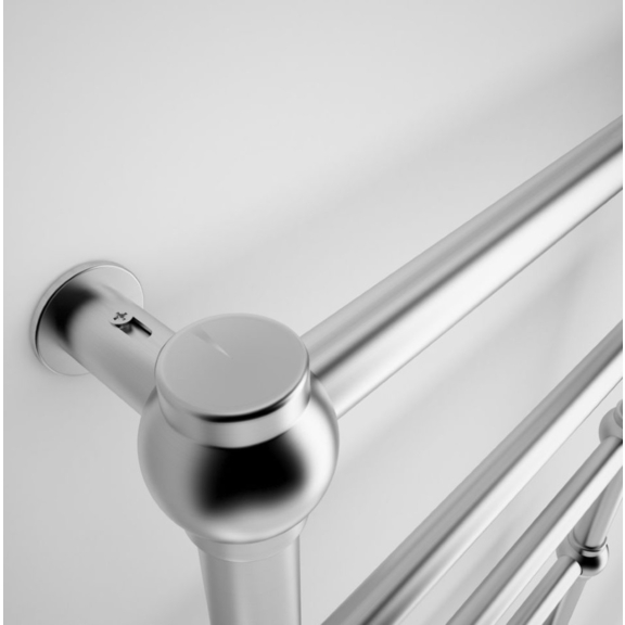 TERMA Retro designový radiátor 800x504 Chrom detail