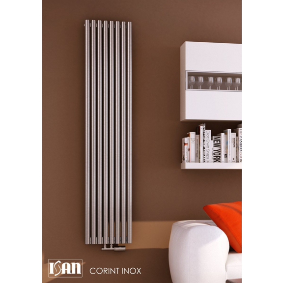 ISAN Corint Inox vertikální nerezový radiátor
