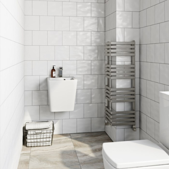 TERMA Outcorner rohový radiátor do koupelny velikost 1005x300