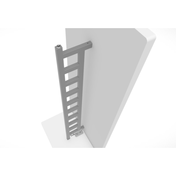 TERMA Easy DW vertikální radiátor 1660x200 Silver Matt