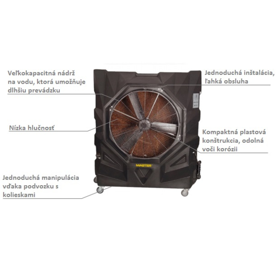 Master BC 340 průmyslový BIO ochlazovač vzduchu popis