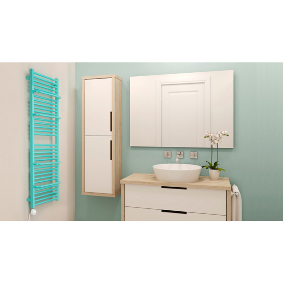 TERMA Lima koupelnový radiátor 500x1000 RAL8004 z boku