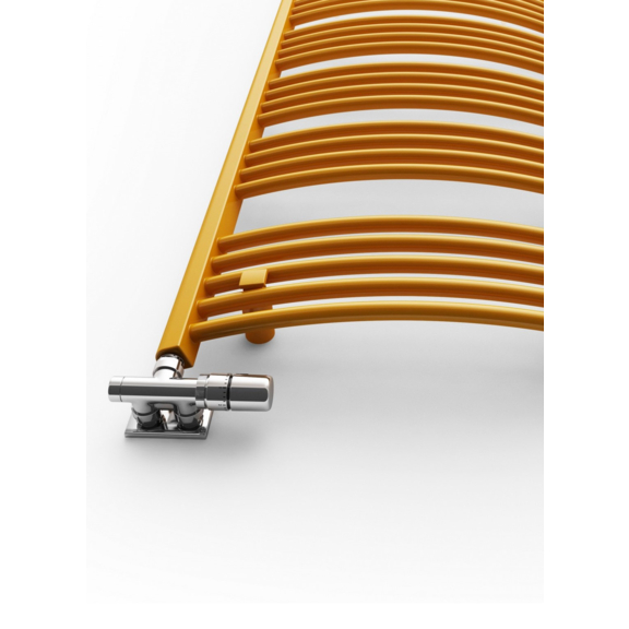 TERMA Domi koupelnový radiátor 1116x500 RAL 1007 Detail