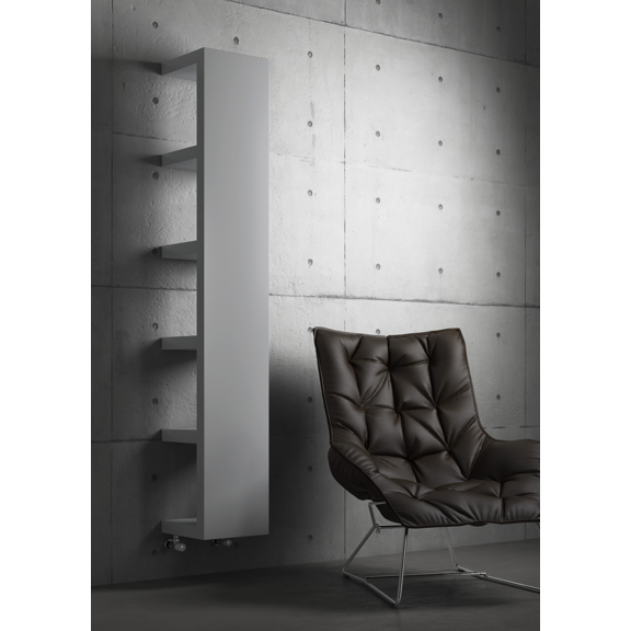 IRSAP Quadraqua designový radiátor 1828x300 L barva Grigio Silver
