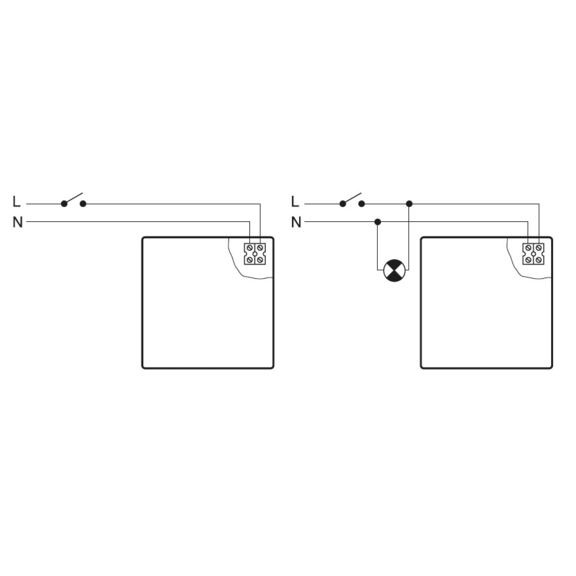 Ventilátor Silent 100 Design CZ bílý - schéma zapojení