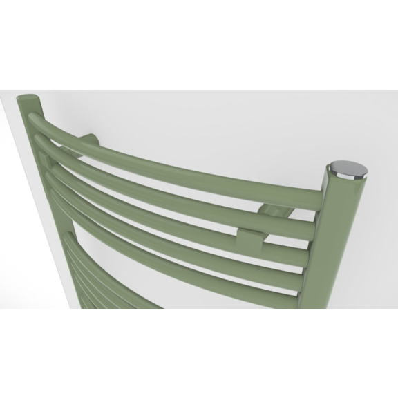 TERMA Domi koupelnový radiátor RAL6021 detail