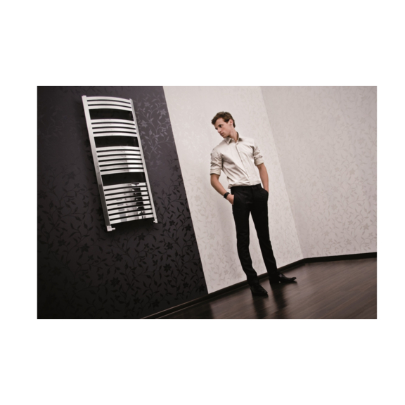 TERMA Dexter koupelnový radiátor 860x400 RAL 9016