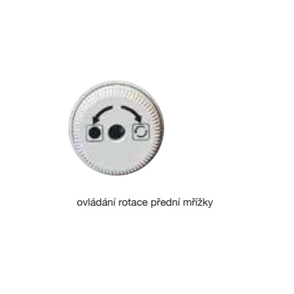 Soler & Palau Meteor EC axiální stolní ventilátor - ovládání rotace přední mřížky