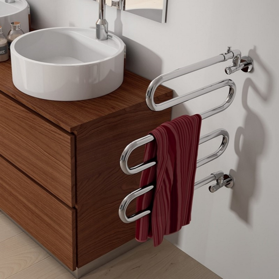 IRSAP Alatherm chromový koupelnový radiátor 525x550