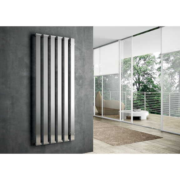 IRSAP Step V chromový designový radiátor 2000x670 Chrom - interiér